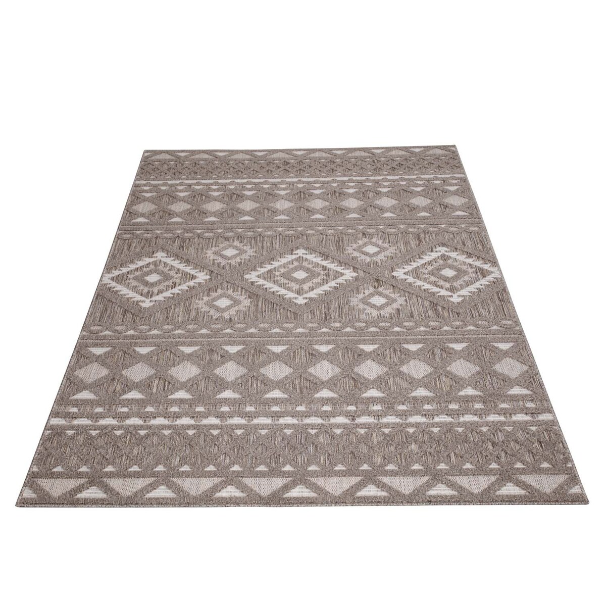 Dywan na zewnątrz i do wnętrz boho Sanori 4350 Brąz 200x290