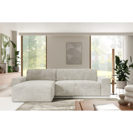 Narożnik COCO L z funkcją spania Kolor: TILIA 1