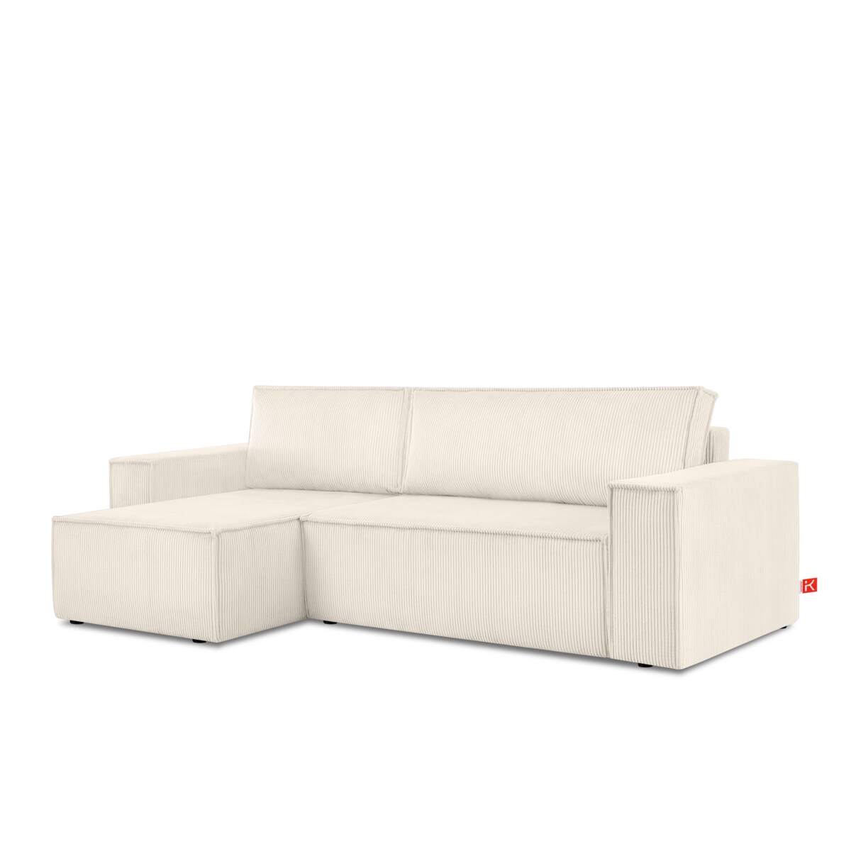 KONSIMO NAPI Uniwersalny narożnik z funkcją spania, kolor ecru, prawy/lewy