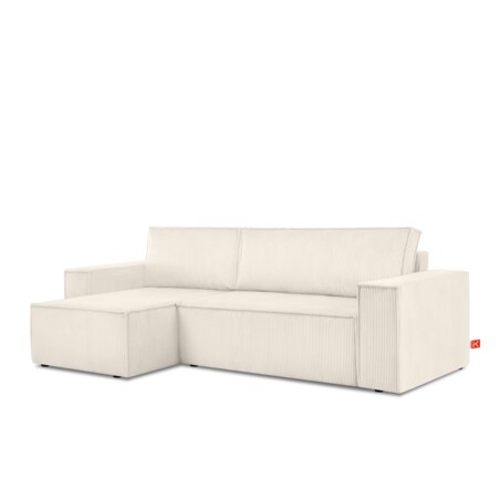 KONSIMO NAPI Uniwersalny narożnik z funkcją spania, kolor ecru, prawy/lewy