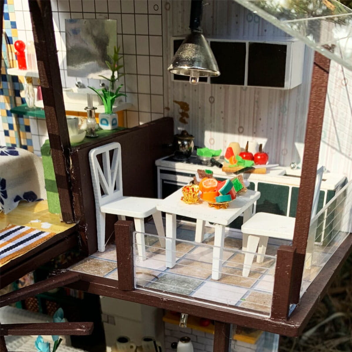 Miniaturowy domek - Zielone Seattle