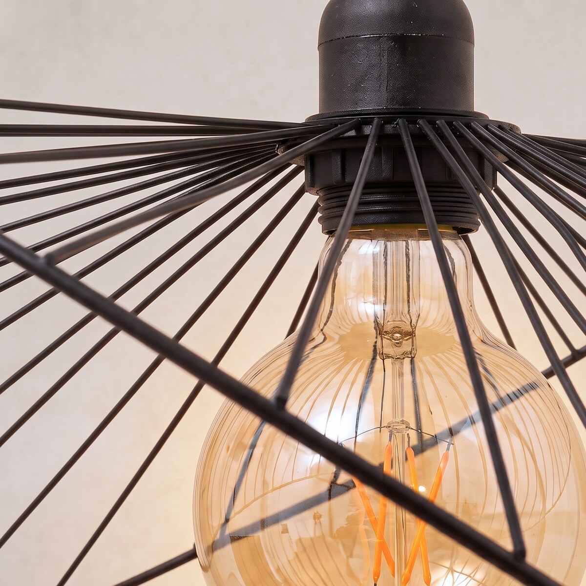 Lampa wisząca nad stół, metalowa ADELIA, Ø 58 cm