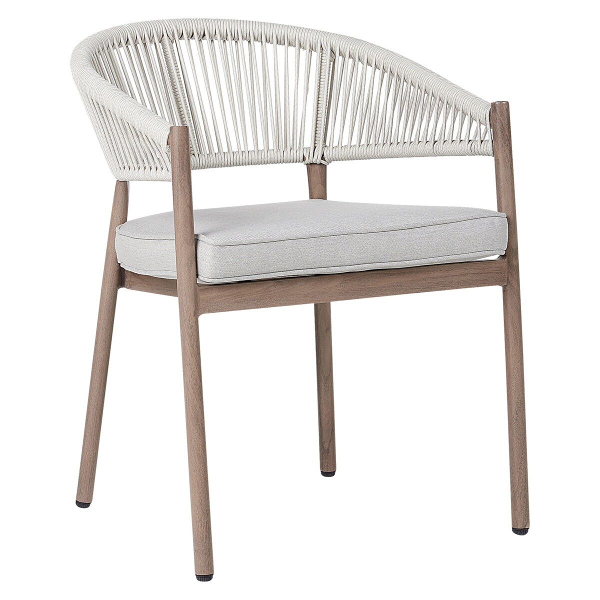 Zestaw 6 krzeseł Metal Jasne drewno FLAVIA