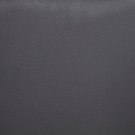 vidaXL Ławka, 139,5 cm, szara, sztuczna skóra