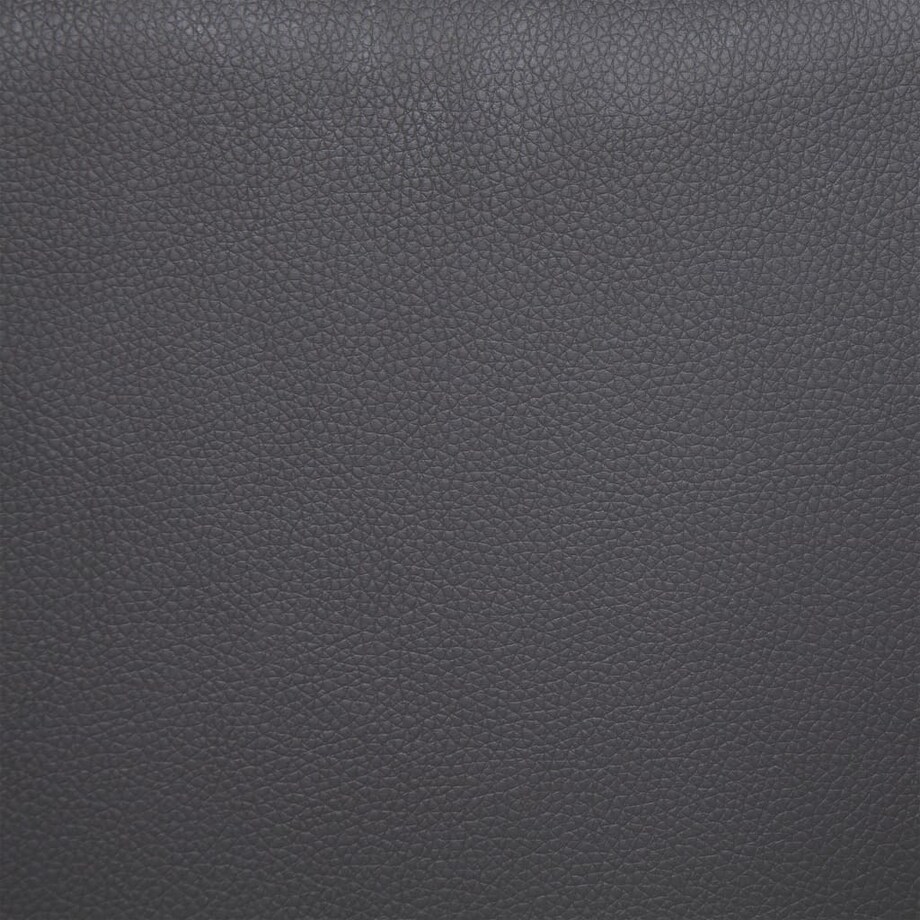 vidaXL Ławka, 139,5 cm, szara, sztuczna skóra