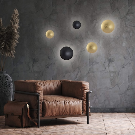 Plafon Light Prestige Platillo czarny LED CCT 3000K/4000K/6000K (regulowana) 1 szt.