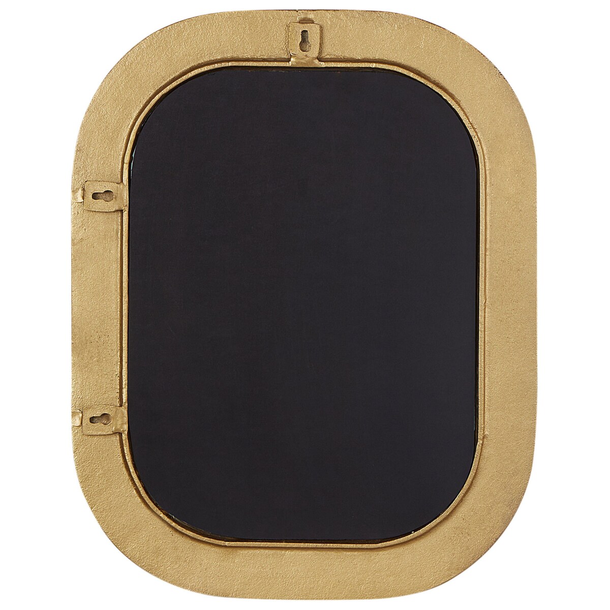 Lustro ścienne 68 x 54 cm złote SANKOSZ