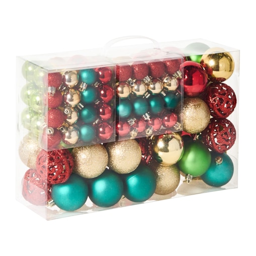 Zestaw 100 bombek VANERN Kolorowy