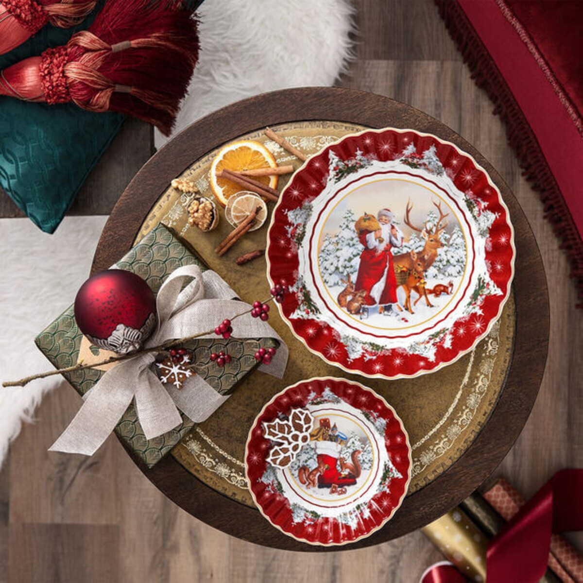 Duża miska św. Mikołaj ze zwierzętami Toy's Fantasy Villeroy & Boch