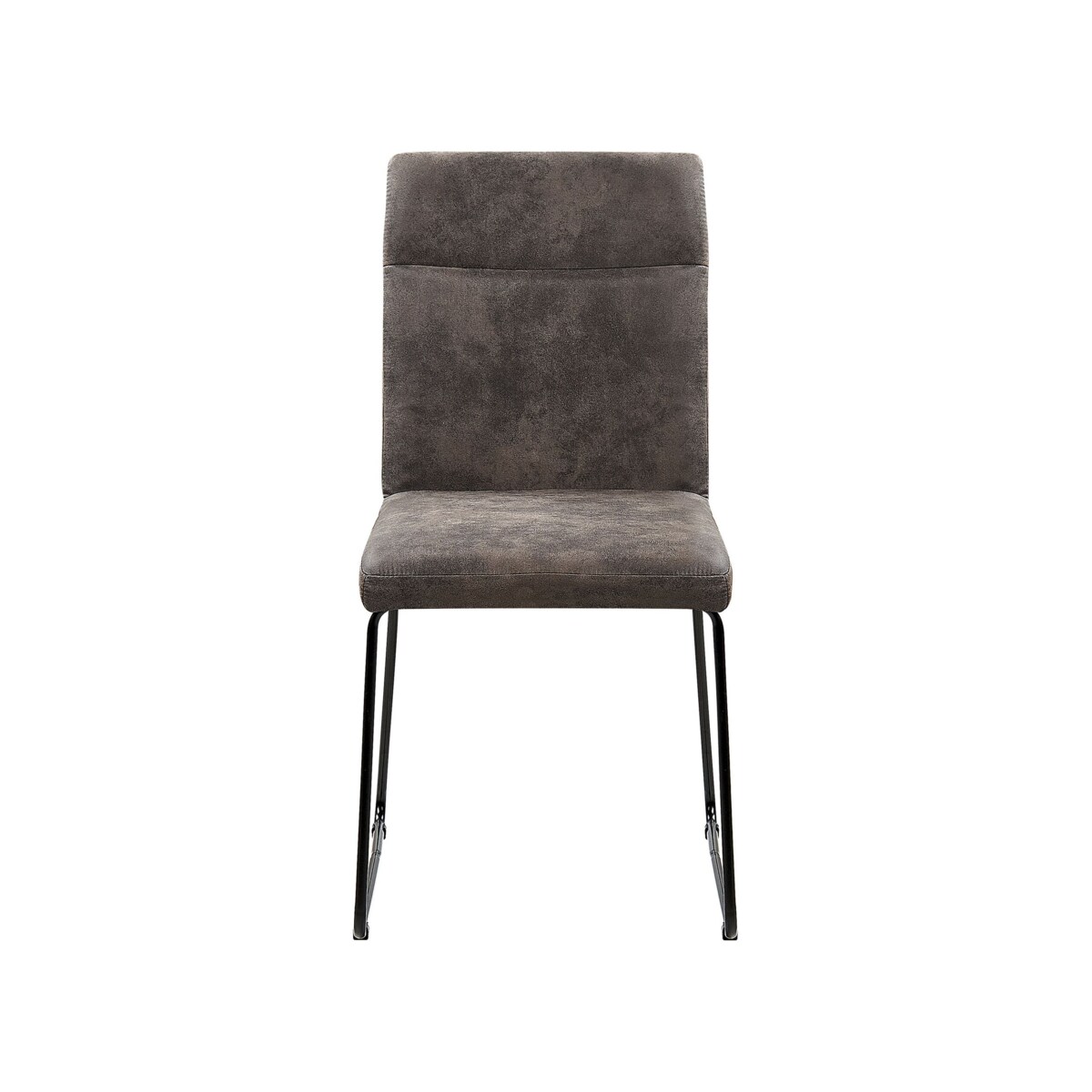 Zestaw 2 krzeseł do jadalni szary NEVADA