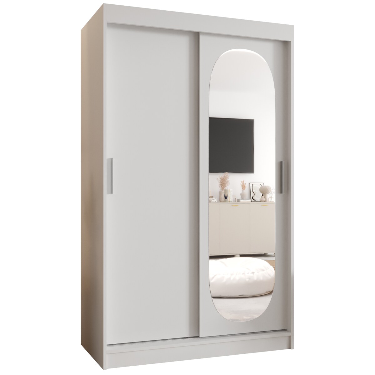 Szafa przesuwna ROYAL 120 biały