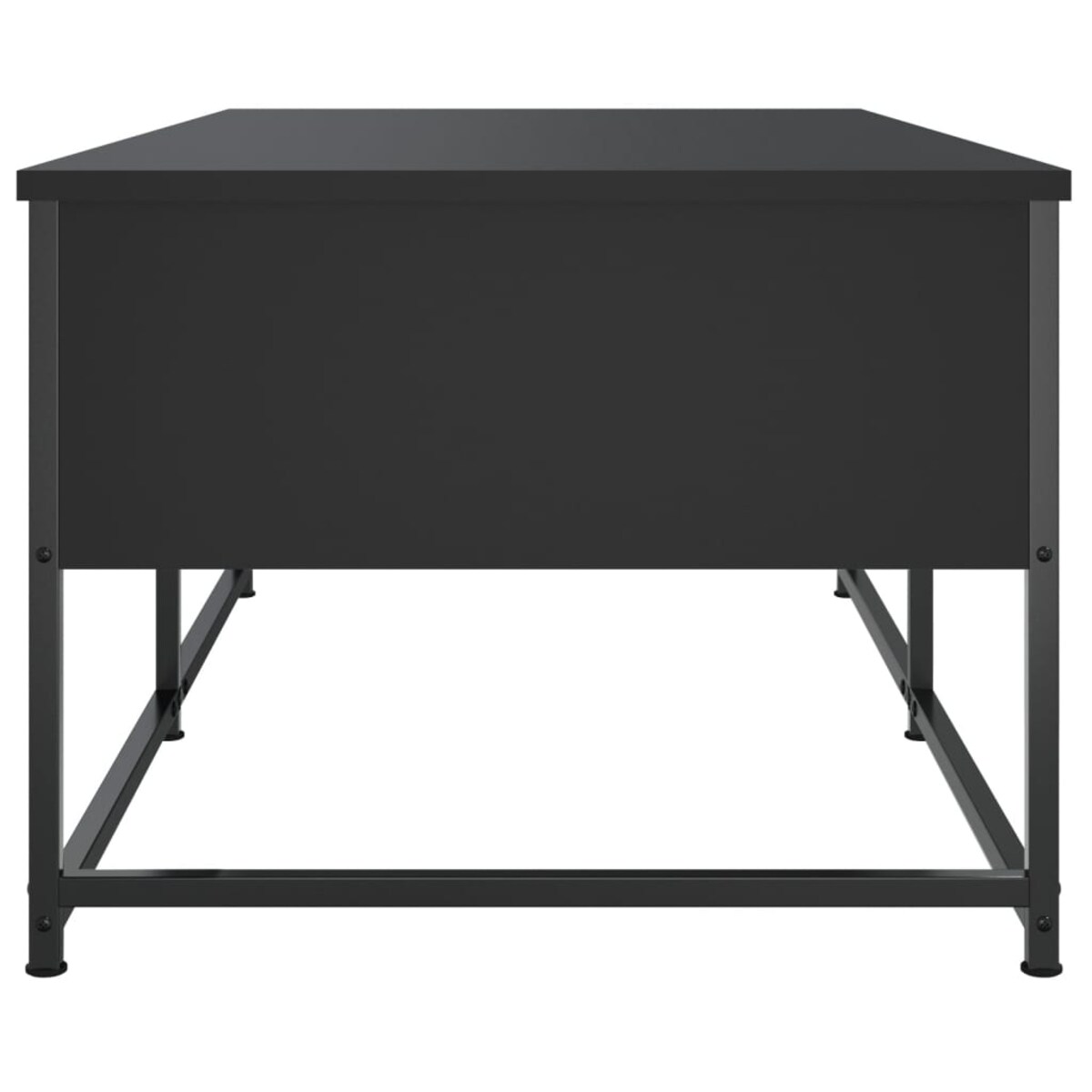 vidaXL Stolik kawowy, czarny 100x51x40 cm, materiał drewnopochodny