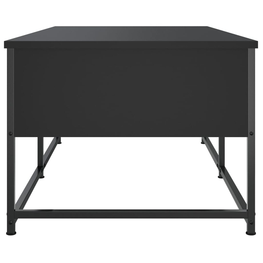 vidaXL Stolik kawowy, czarny 100x51x40 cm, materiał drewnopochodny