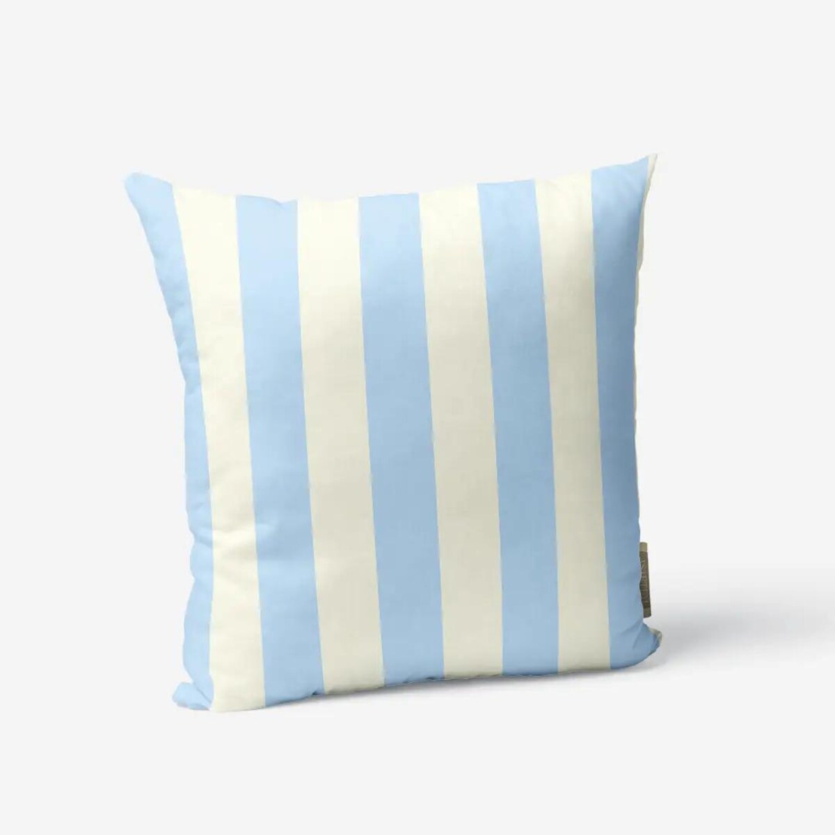 Poduszka świąteczna - klasyczne błękitne pasy
