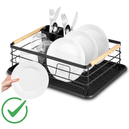 Suszarka do naczyń ociekacz stojąca tacka Massido + dozownik na płyn