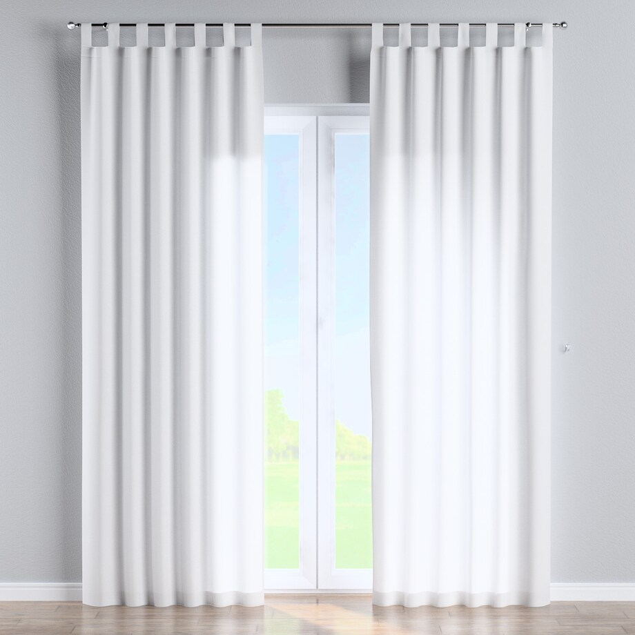 Zasłona na szelkach 1 szt. 130x245 biały