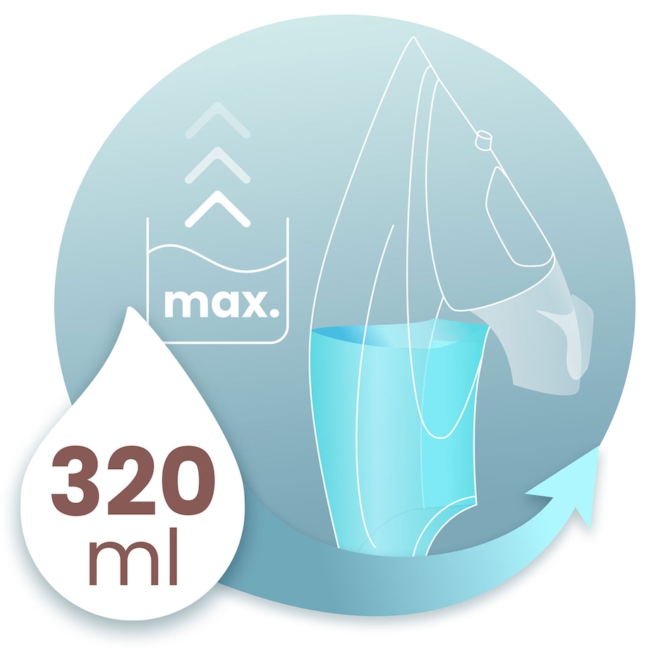 Żelazko bezprzewodowe parowe 2600W ceramiczna powłoka Berdsen 333300