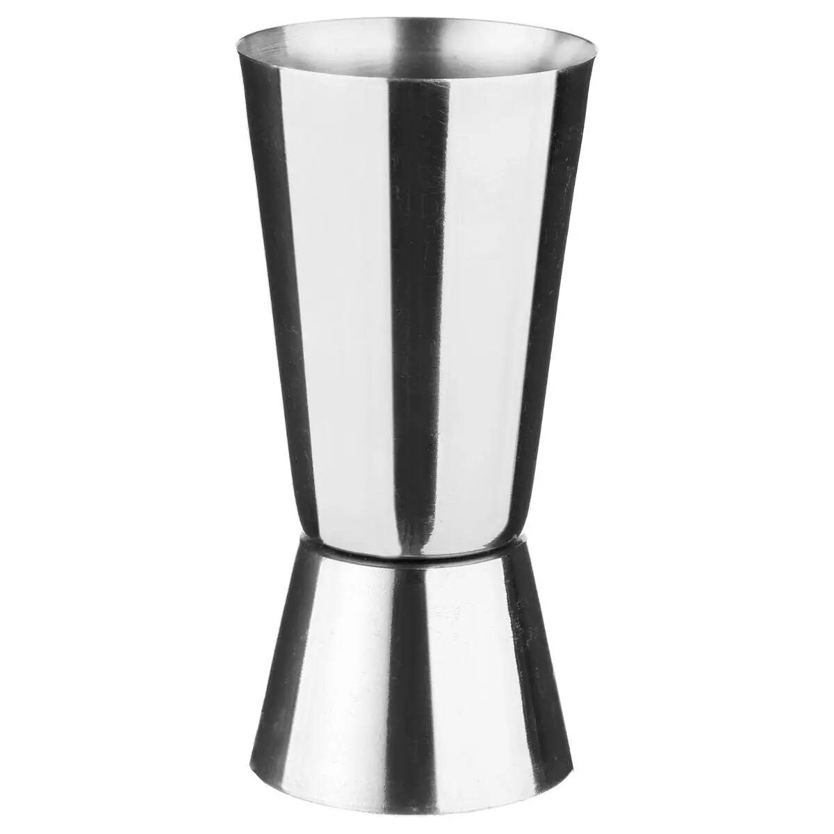 Zestaw barmański do drinków, shaker 600 ml, metalowy, 5 elementów, kolor srebrny