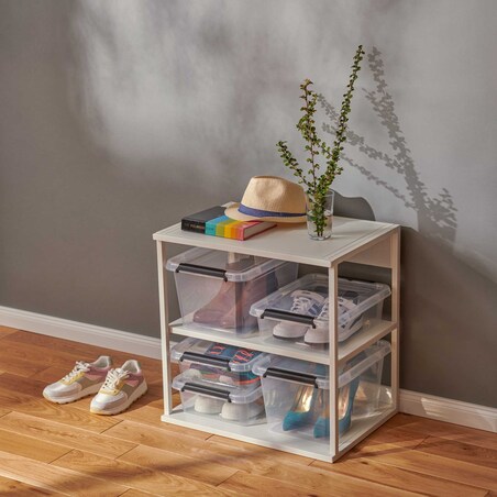 Pojemnik Plastikowy Pudełko Z Pokrywą Do Przechowywania Box Organizer 13L