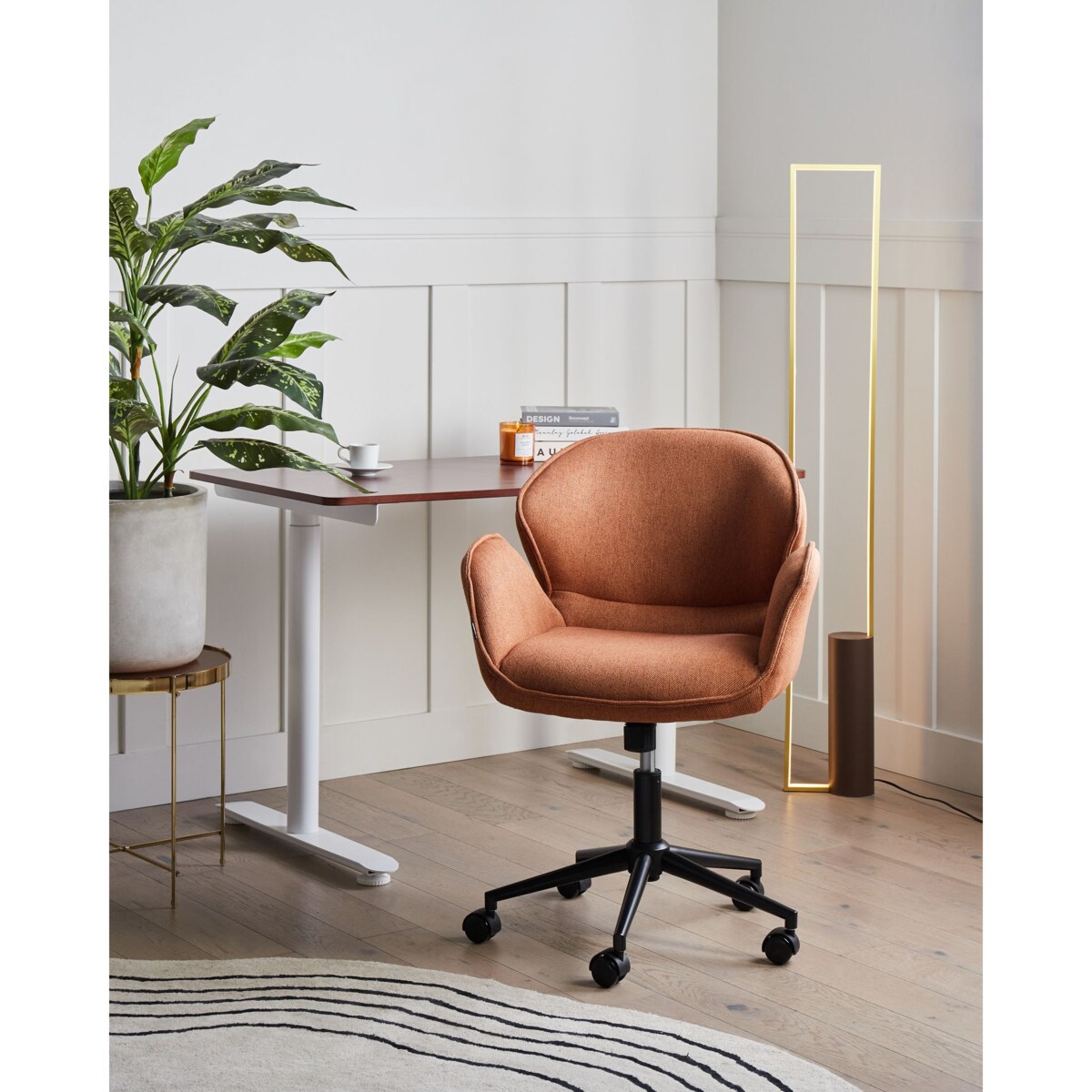 Krzesło obrotowe BELMAR Pomarańczowy