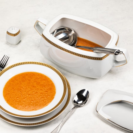 Łyżka wazowa chochelka chochla 35.5cm KINGHOFF