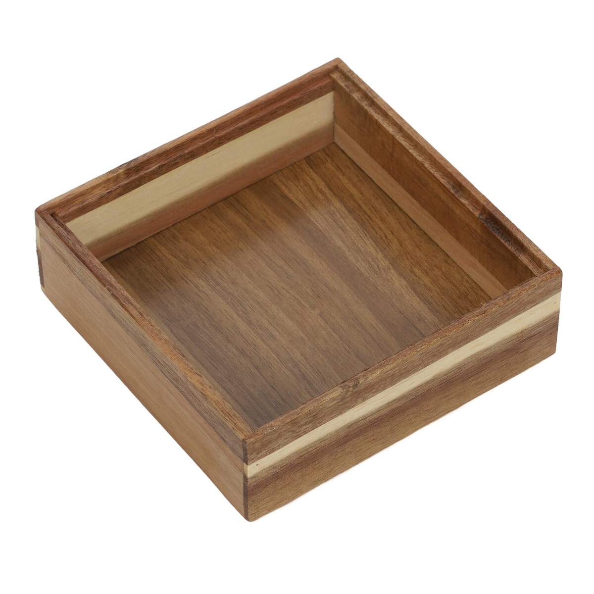 Drewniany organizer na biurko HEDO do szuflady, 15 x 15 x 5 cm