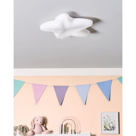 Lampa sufitowa LED biała SURNA