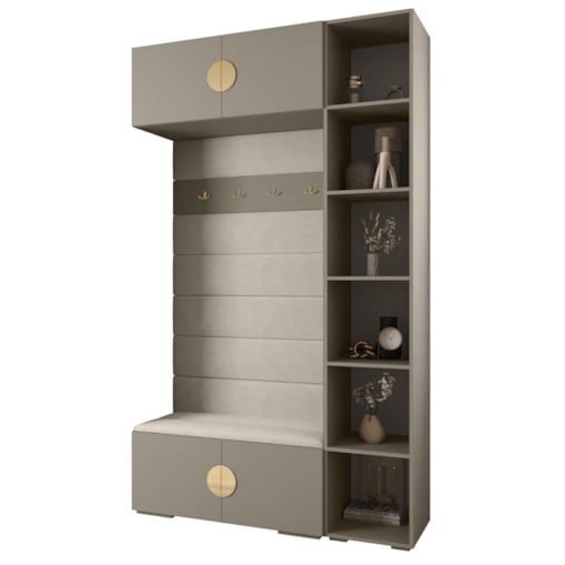 Garderoba do przedpokoju INOVA 4 Z20 kaszmir+złoty+manila02