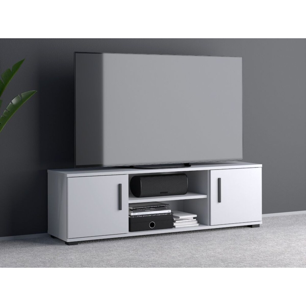 Szafka RTV LOBO 140 biały mat