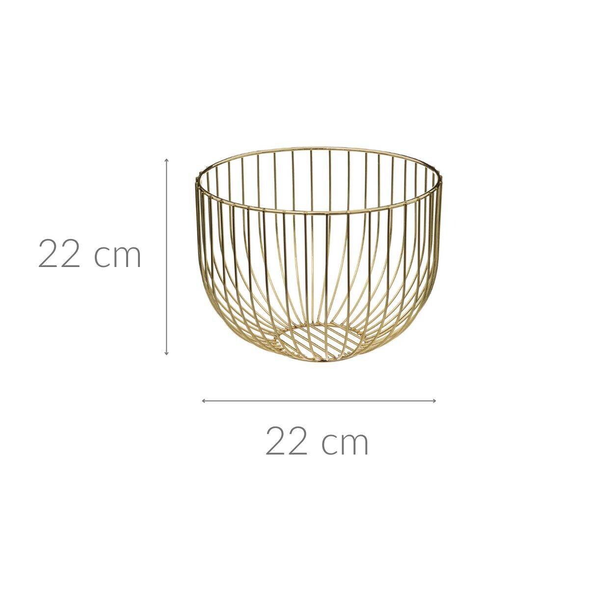 Kosz na owoce i warzywa COLL, wysoki, Ø 22 cm