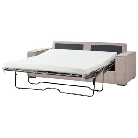Sofa rozkładana jasnobrązowa VUOKATTI