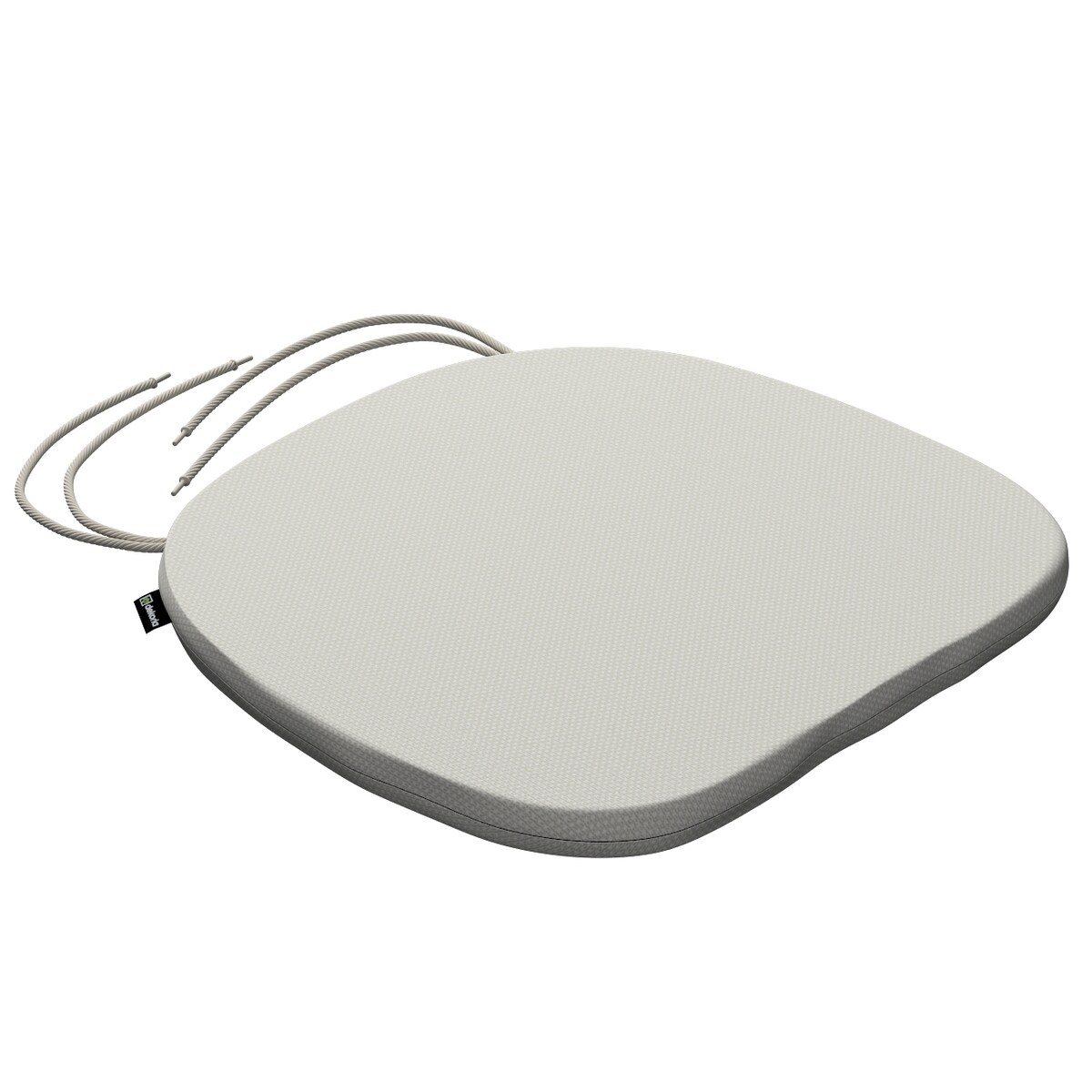 Poduszka na krzesło Bartek, jasny szary, 40 x 37 x 2,5 cm, Living II