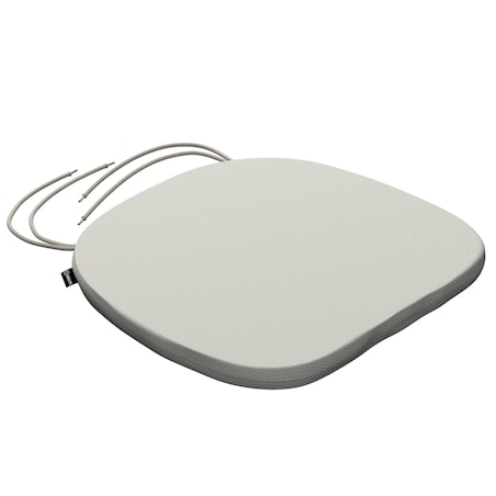 Poduszka na krzesło Bartek, jasny szary, 40 x 37 x 2,5 cm, Living II