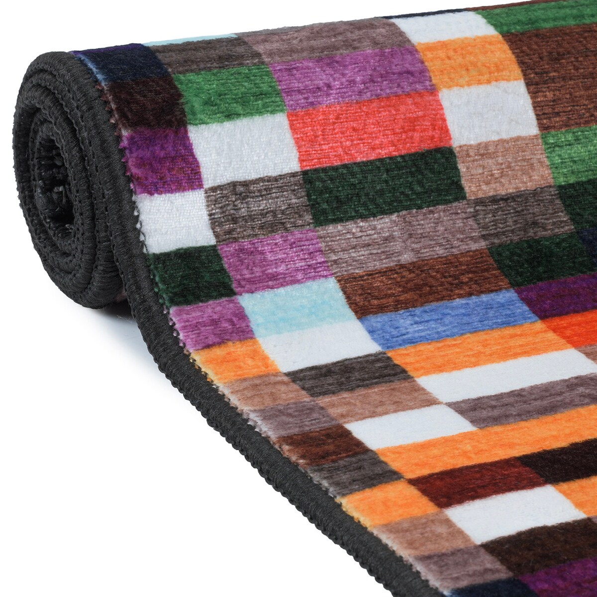 Dywan, chodnik nowoczesny geometryczny Piksel 50x120 cm e-floor wielokolorowy