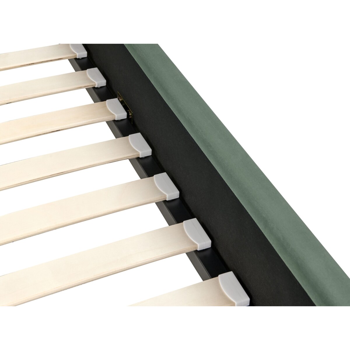 Łóżko Welur AMBILLOU 120 x 200 cm Zielony