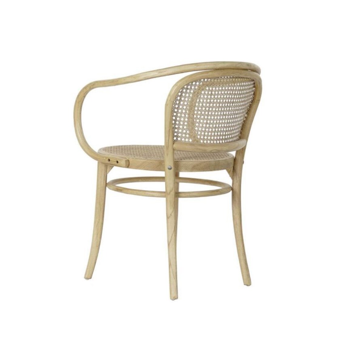 Krzesło gięte z rattanem 79x58 cm GONESSE