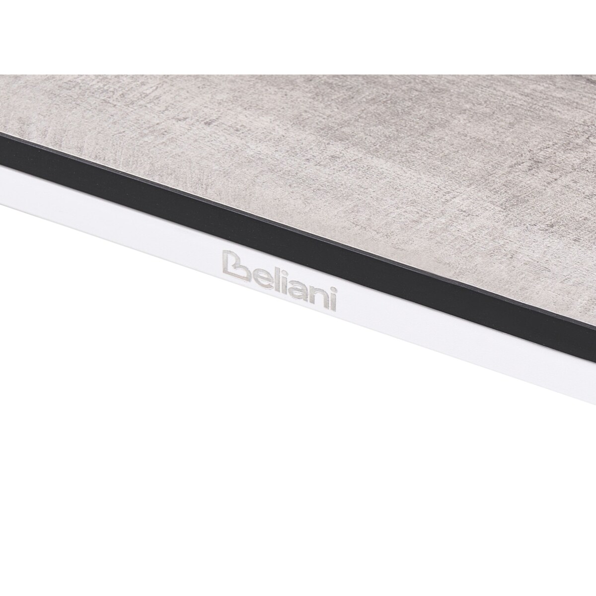 Stół ogrodowy SOVARETO 180 cm 90 cm Imitacja drewna Jasnoszary