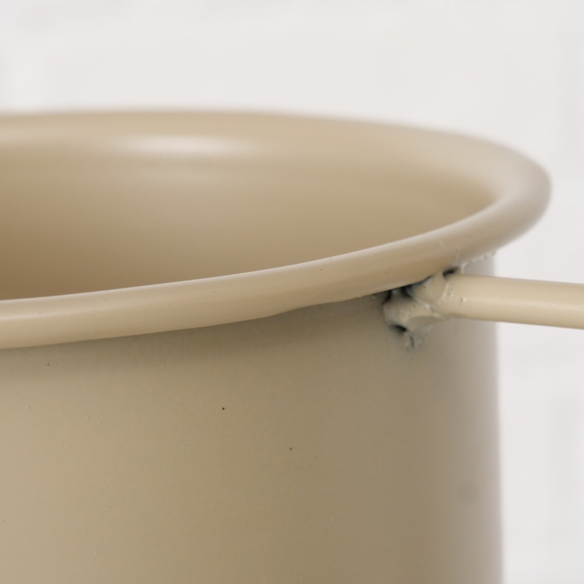 Kwietnik metalowy CAMILIO, beżowy, wys. 75 cm