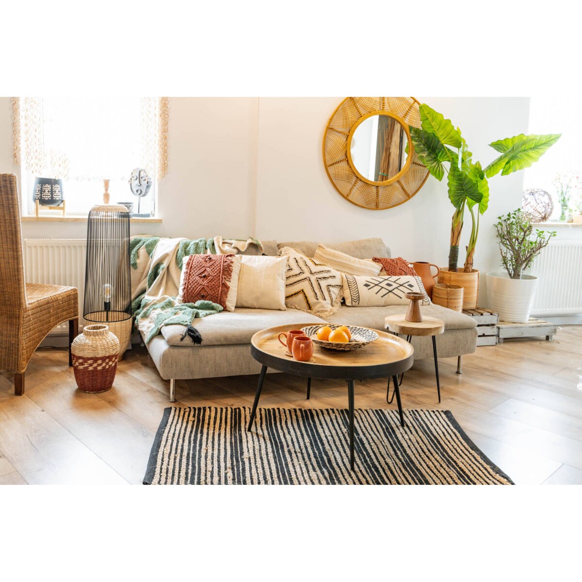 Wazon pleciony CARMEN, 32 cm