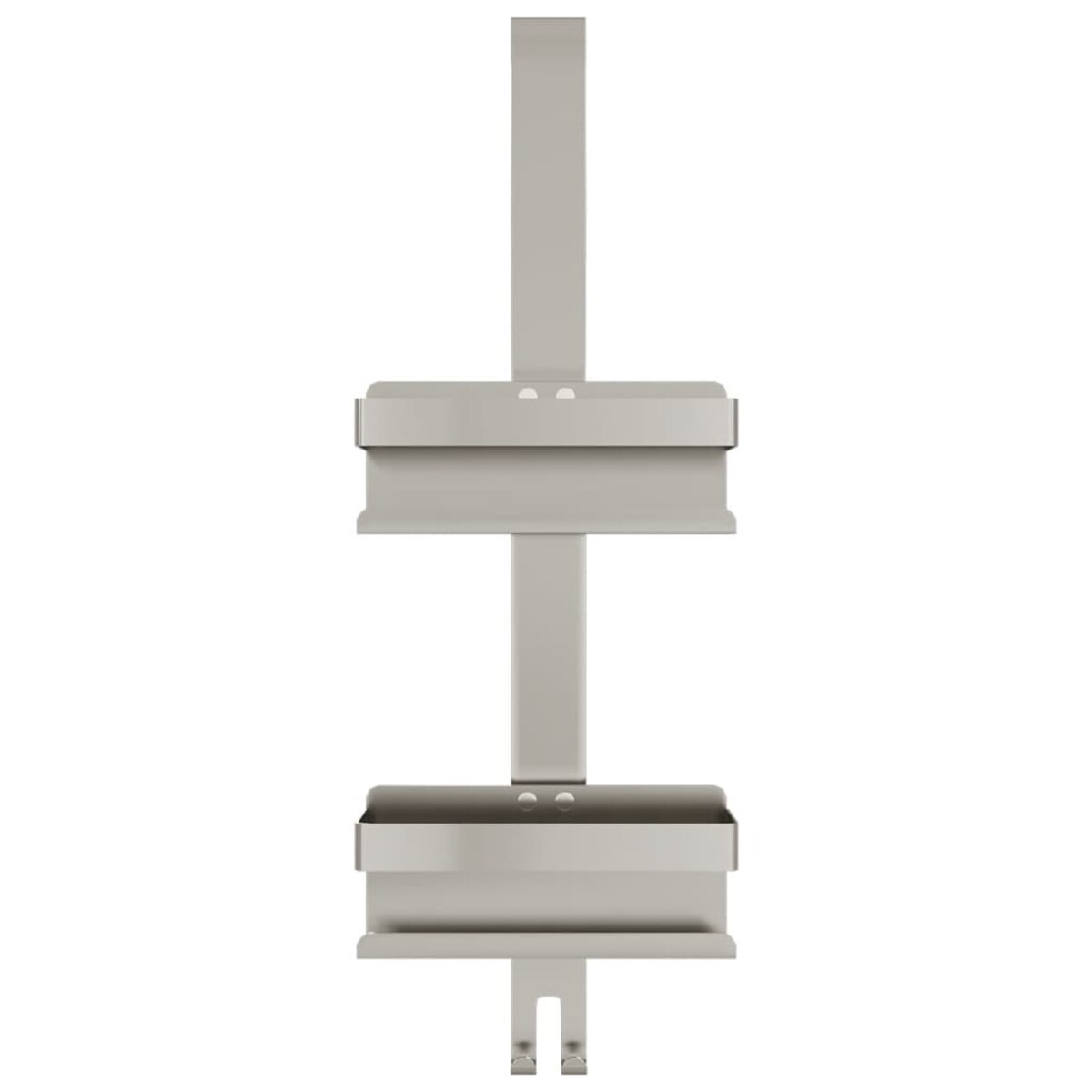 vidaXL Wiszący organizer prysznicowy, szczotkowana stal nierdzewna 304