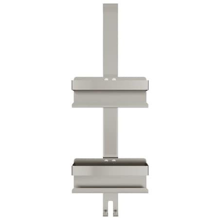 vidaXL Wiszący organizer prysznicowy, szczotkowana stal nierdzewna 304