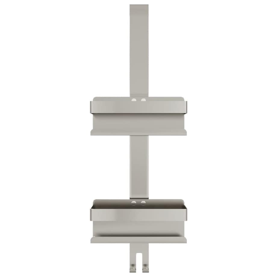 vidaXL Wiszący organizer prysznicowy, szczotkowana stal nierdzewna 304