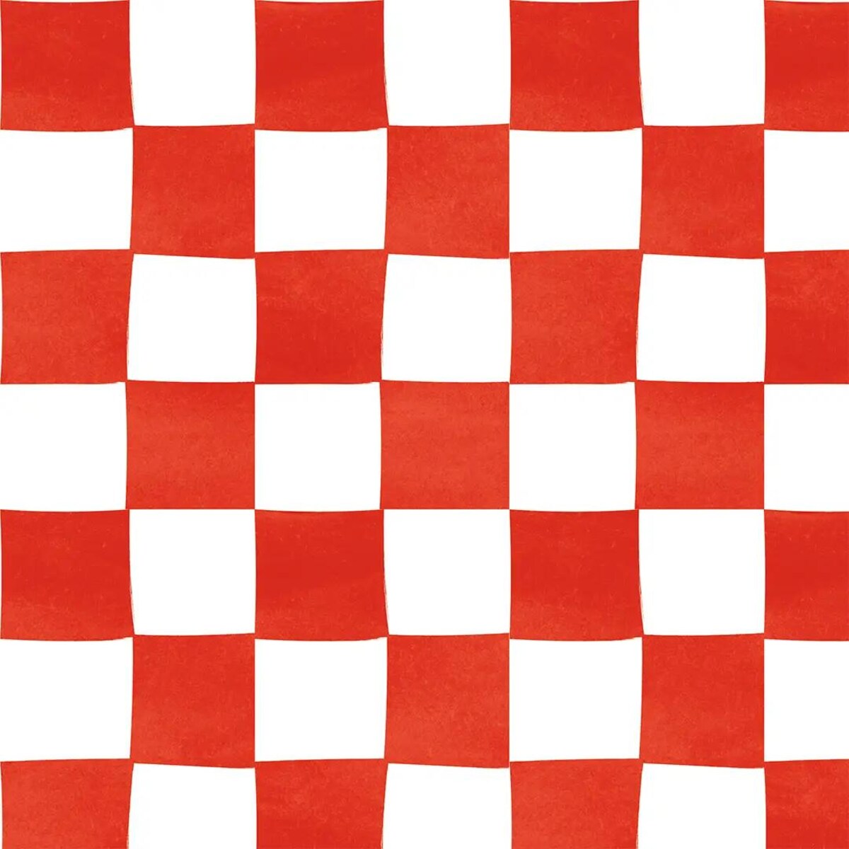 Poduszka świąteczna - czerwona krata