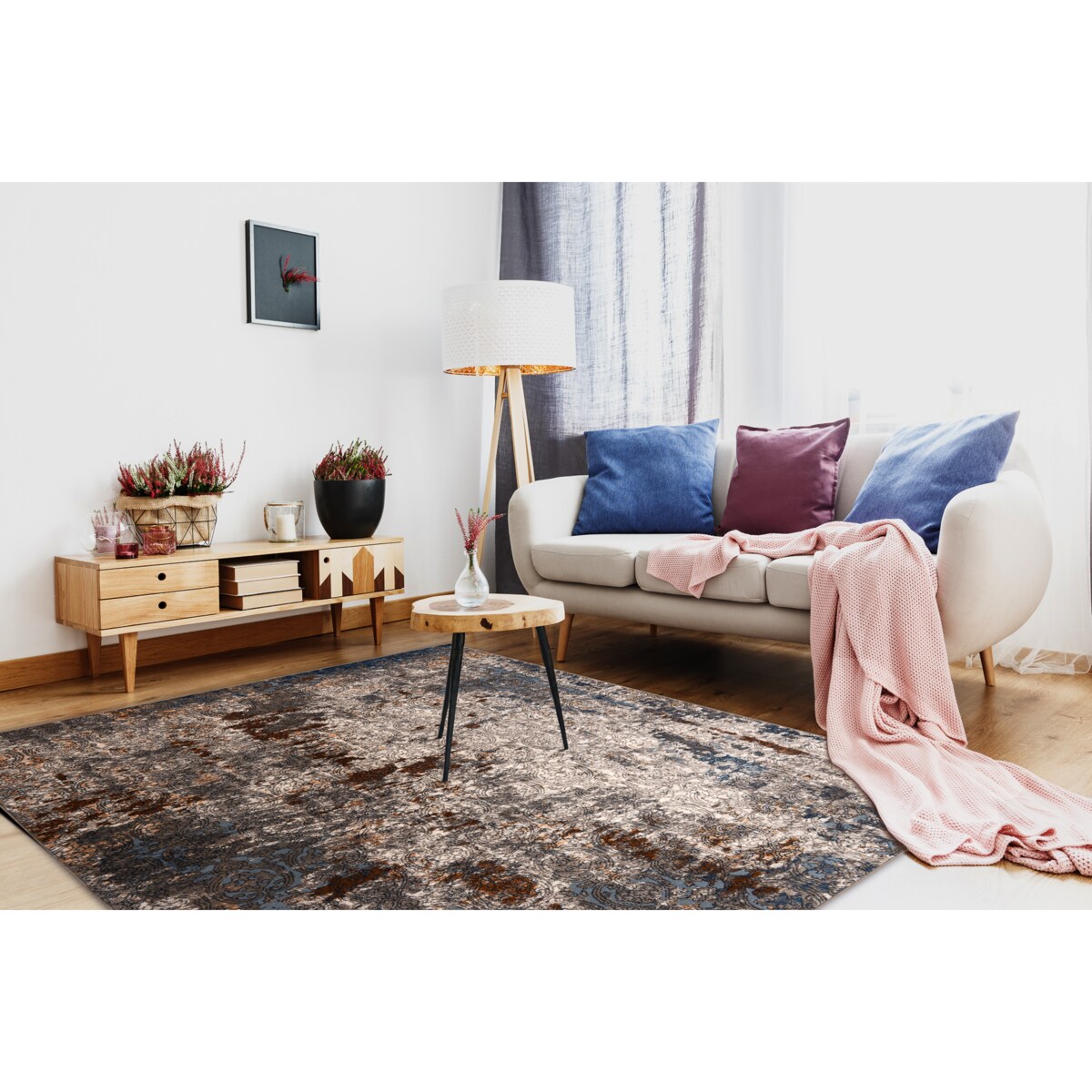 Dywan wełniany NAIN Ornament vintage 80x150 cm