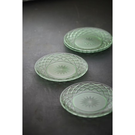 Talerze Sorrento 21 cm 4 sztuki zielone 32010