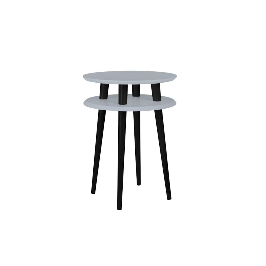 Stolik kawowy UFO HIGH 45x45 ciemnoszary/czarny