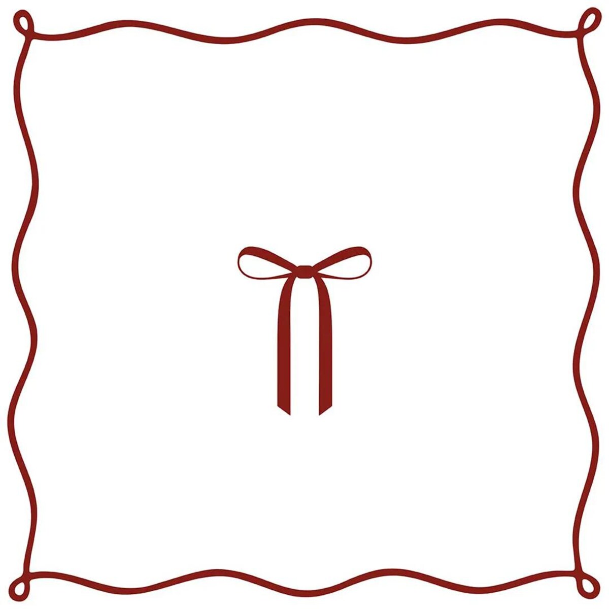 Poduszka świąteczna na krzesło - elegancka kokardka