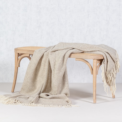 Pled Zelandia 140x200cm melange natural, 140 x 200 cm