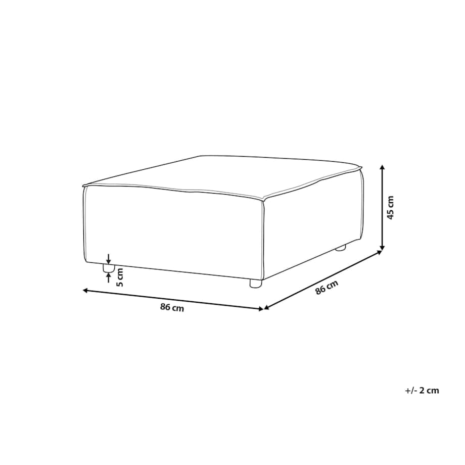 Otomana ARDAL Zielony Sztruks