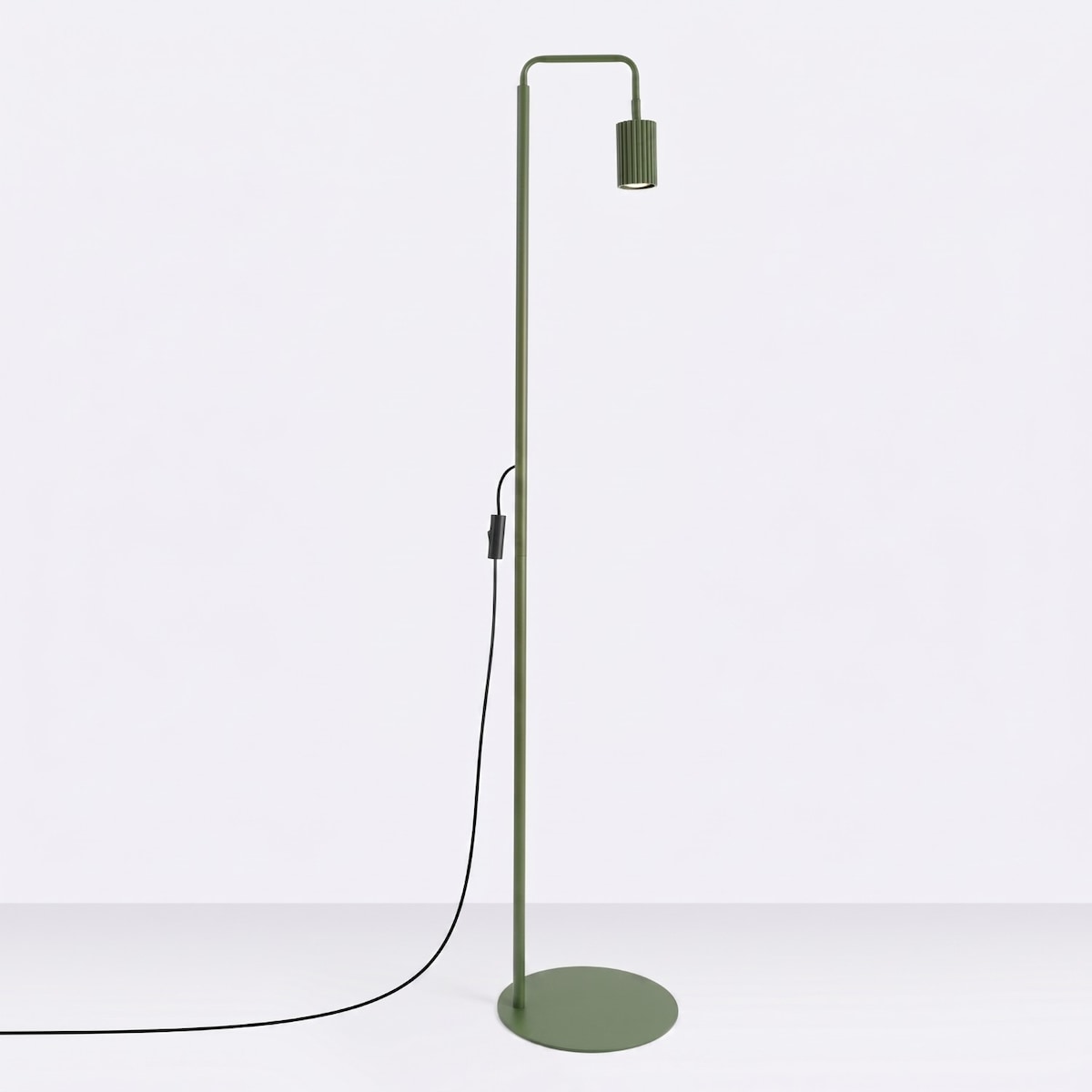 Lampa podłogowa KARBON 1 zielona oliwka